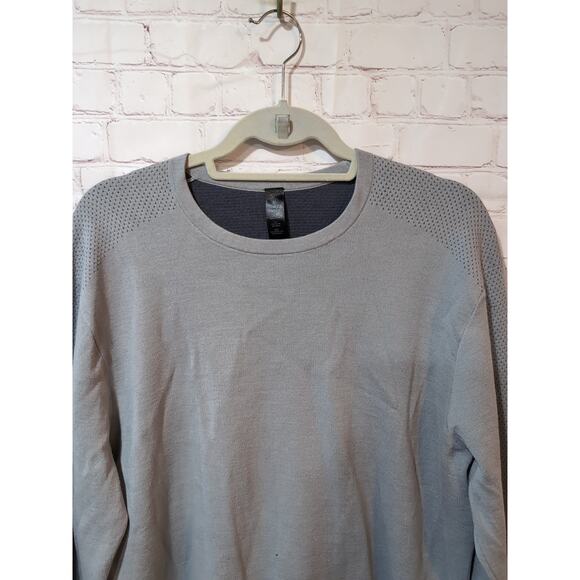 Lululemon Men’s XL Gray Crewneck Sweater Long Sleeve Merino Wool Blend Pullover - Picture 2 of 15